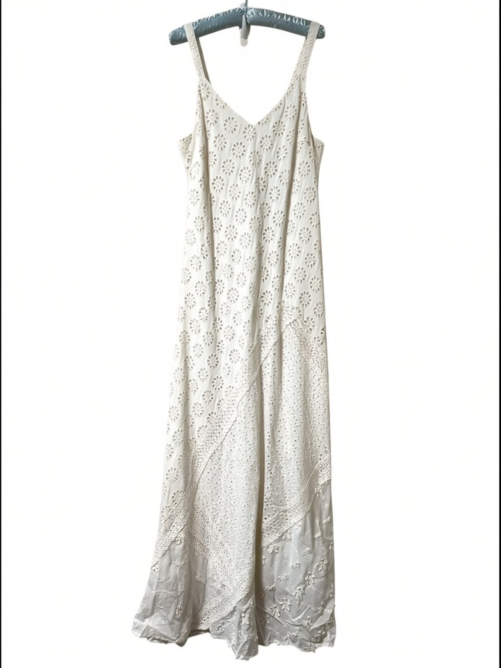 Johnny Was Jade Gigi Eyelet Maxi Dress Size XL